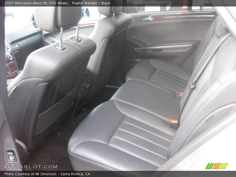 Pewter Metallic / Black 2007 Mercedes-Benz ML 500 4Matic