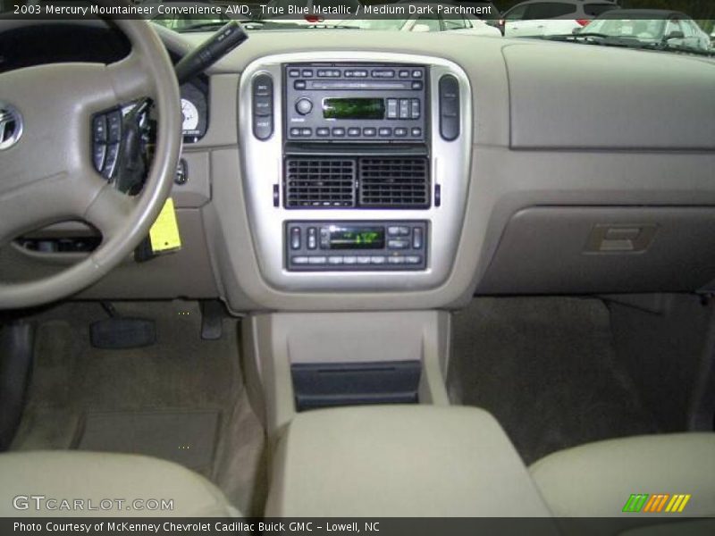 True Blue Metallic / Medium Dark Parchment 2003 Mercury Mountaineer Convenience AWD