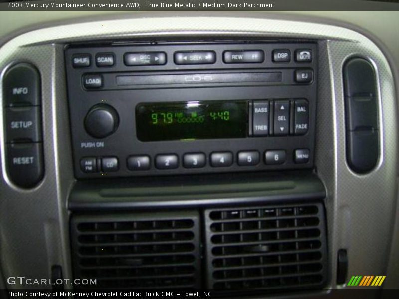 True Blue Metallic / Medium Dark Parchment 2003 Mercury Mountaineer Convenience AWD