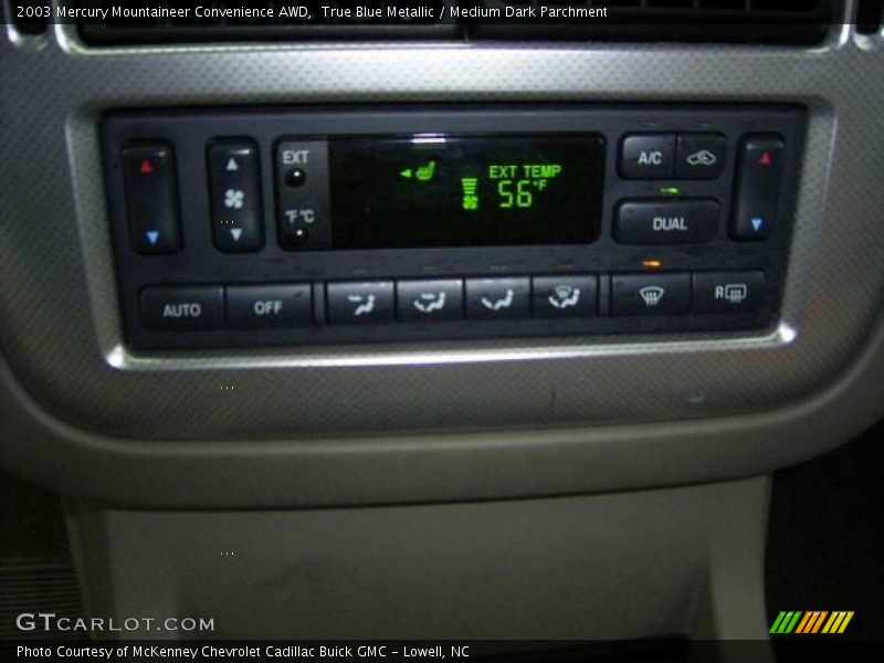 True Blue Metallic / Medium Dark Parchment 2003 Mercury Mountaineer Convenience AWD