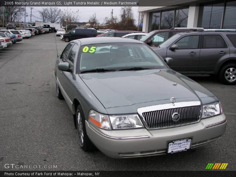 Light Tundra Metallic / Medium Parchment 2005 Mercury Grand Marquis GS