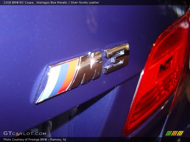 Interlagos Blue Metallic / Silver Novillo Leather 2008 BMW M3 Coupe
