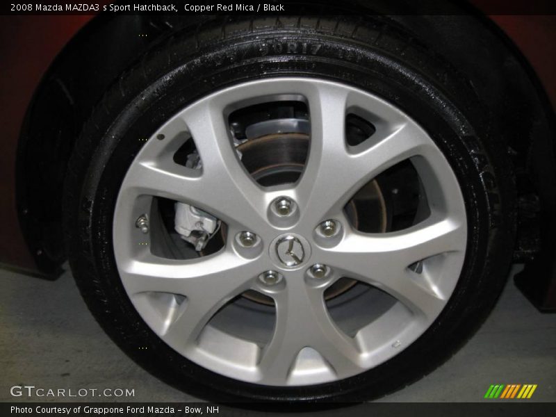 Copper Red Mica / Black 2008 Mazda MAZDA3 s Sport Hatchback