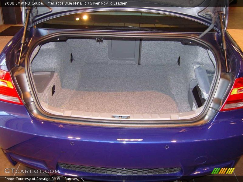 Interlagos Blue Metallic / Silver Novillo Leather 2008 BMW M3 Coupe