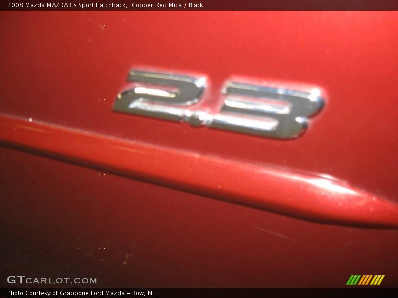 Copper Red Mica / Black 2008 Mazda MAZDA3 s Sport Hatchback