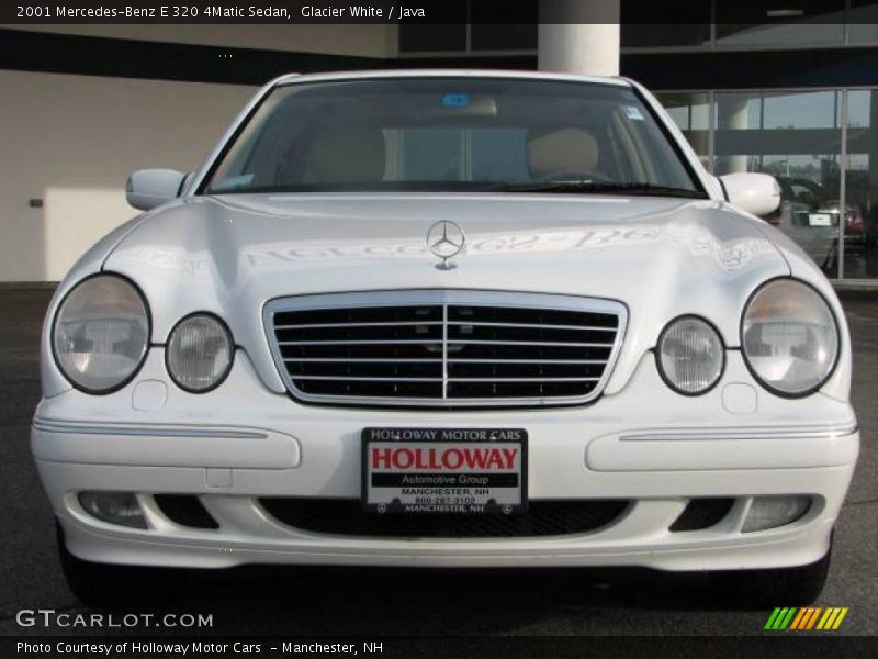 Glacier White / Java 2001 Mercedes-Benz E 320 4Matic Sedan