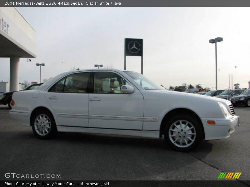 Glacier White / Java 2001 Mercedes-Benz E 320 4Matic Sedan