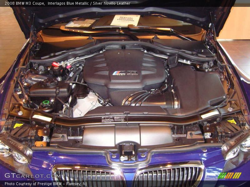 Interlagos Blue Metallic / Silver Novillo Leather 2008 BMW M3 Coupe