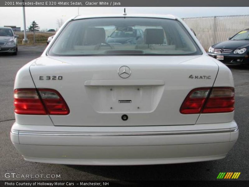 Glacier White / Java 2001 Mercedes-Benz E 320 4Matic Sedan