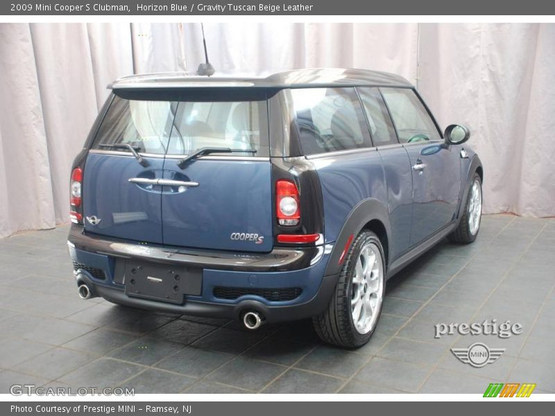 Horizon Blue / Gravity Tuscan Beige Leather 2009 Mini Cooper S Clubman