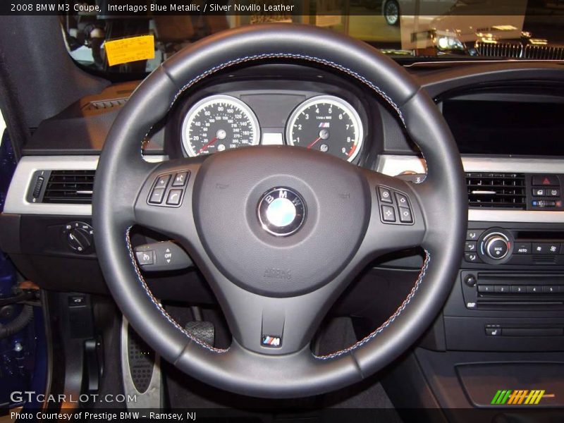 Interlagos Blue Metallic / Silver Novillo Leather 2008 BMW M3 Coupe