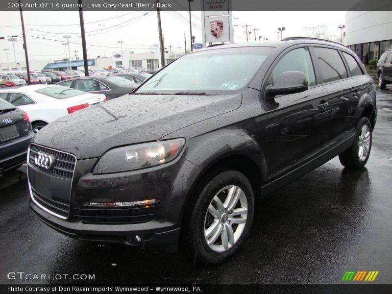 Lava Grey Pearl Effect / Black 2009 Audi Q7 3.6 quattro