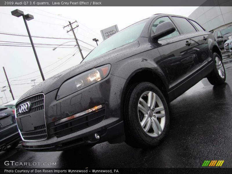 Lava Grey Pearl Effect / Black 2009 Audi Q7 3.6 quattro
