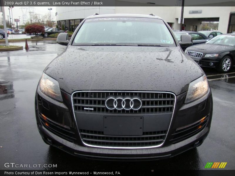 Lava Grey Pearl Effect / Black 2009 Audi Q7 3.6 quattro