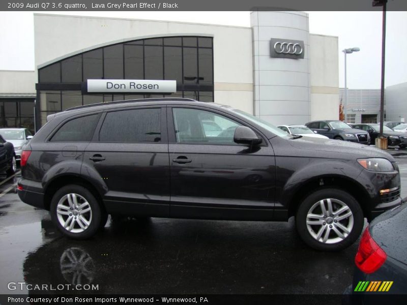 Lava Grey Pearl Effect / Black 2009 Audi Q7 3.6 quattro