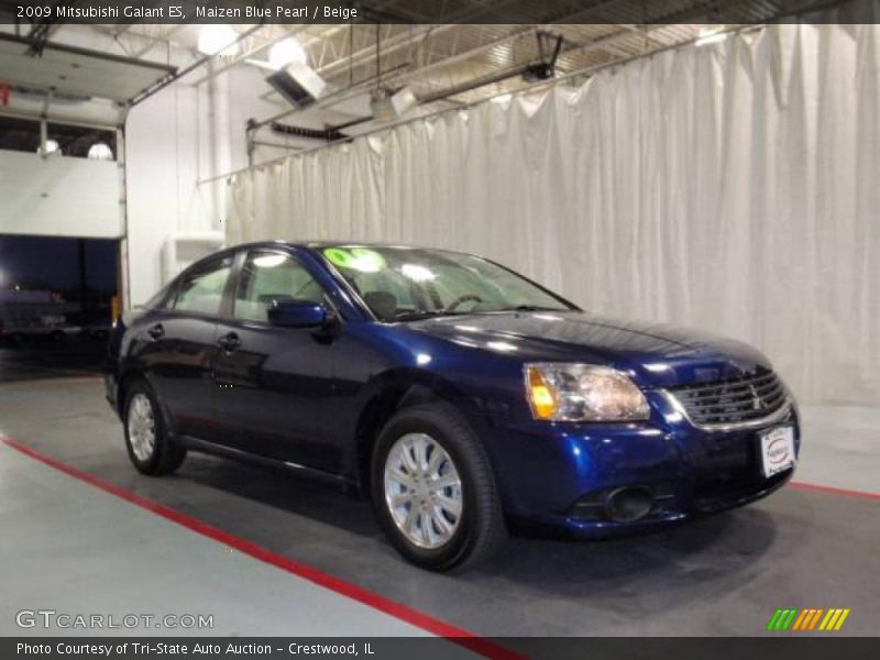 Maizen Blue Pearl / Beige 2009 Mitsubishi Galant ES