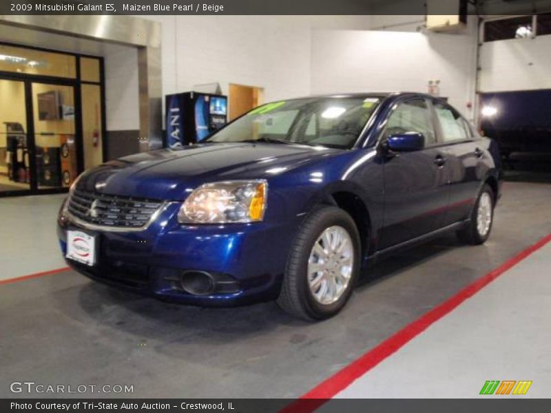 Maizen Blue Pearl / Beige 2009 Mitsubishi Galant ES