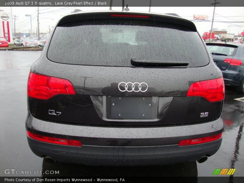 Lava Grey Pearl Effect / Black 2009 Audi Q7 3.6 quattro