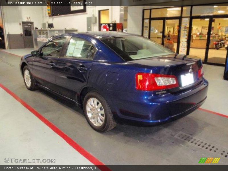 Maizen Blue Pearl / Beige 2009 Mitsubishi Galant ES