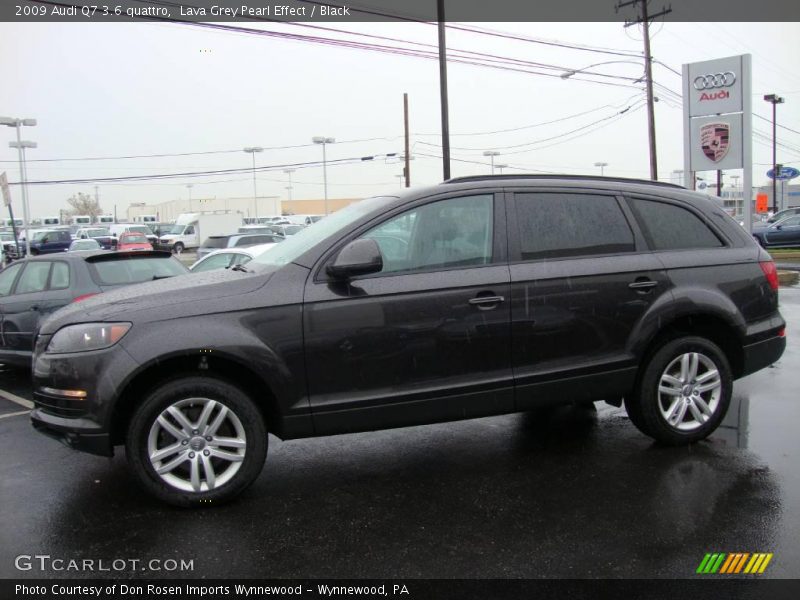 Lava Grey Pearl Effect / Black 2009 Audi Q7 3.6 quattro