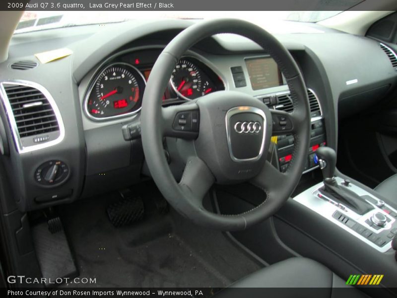 Lava Grey Pearl Effect / Black 2009 Audi Q7 3.6 quattro