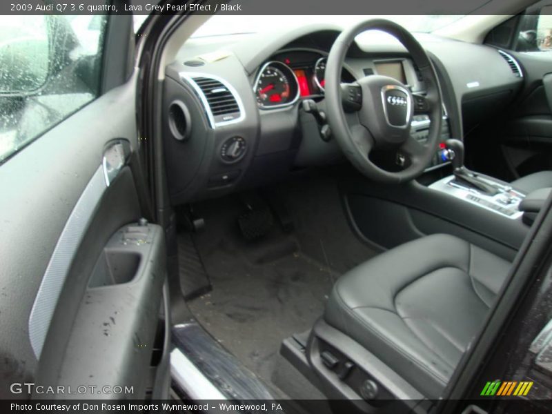 Lava Grey Pearl Effect / Black 2009 Audi Q7 3.6 quattro
