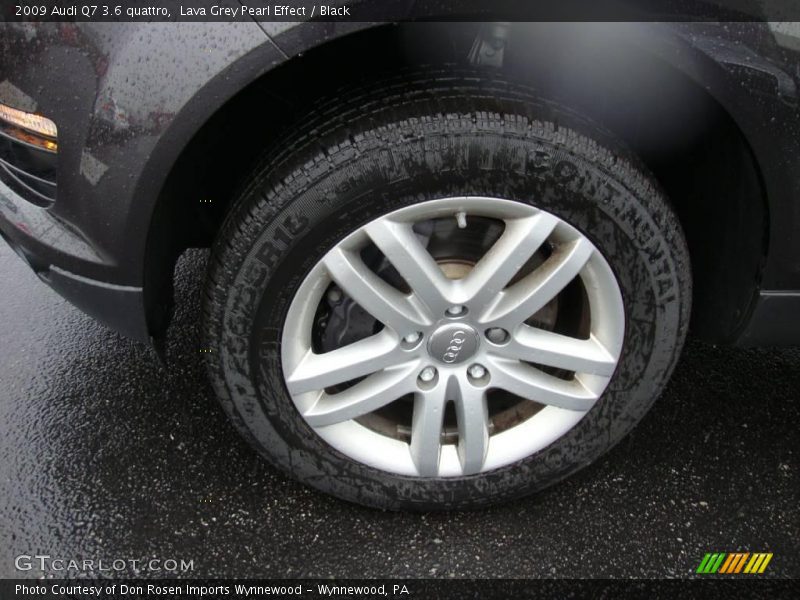 Lava Grey Pearl Effect / Black 2009 Audi Q7 3.6 quattro