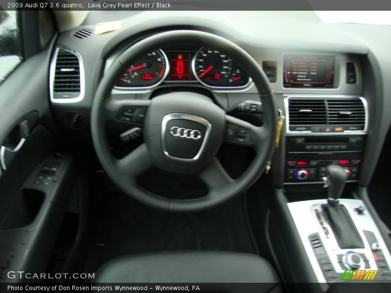 Lava Grey Pearl Effect / Black 2009 Audi Q7 3.6 quattro