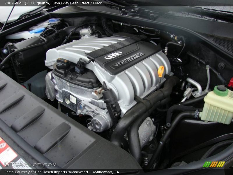 Lava Grey Pearl Effect / Black 2009 Audi Q7 3.6 quattro