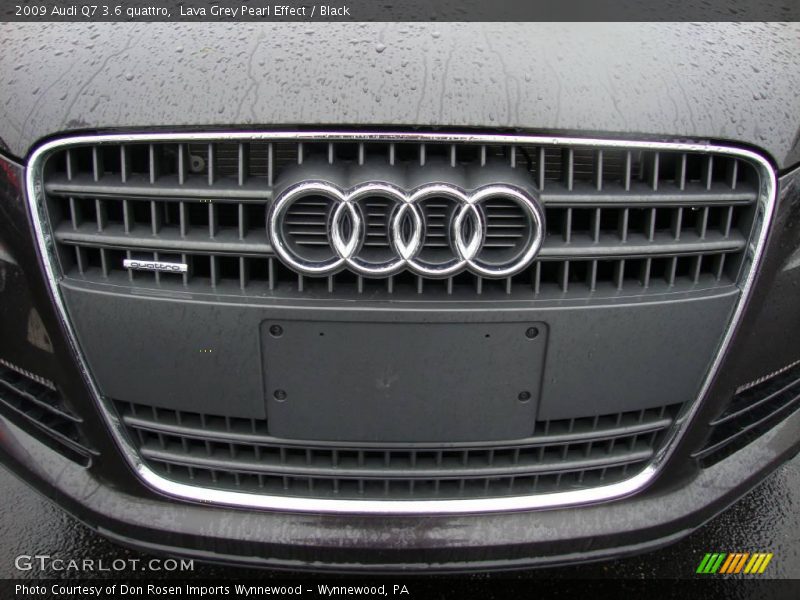 Lava Grey Pearl Effect / Black 2009 Audi Q7 3.6 quattro