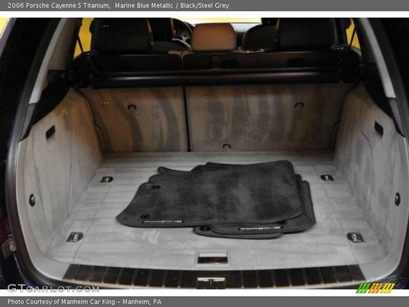 Marine Blue Metallic / Black/Steel Grey 2006 Porsche Cayenne S Titanium