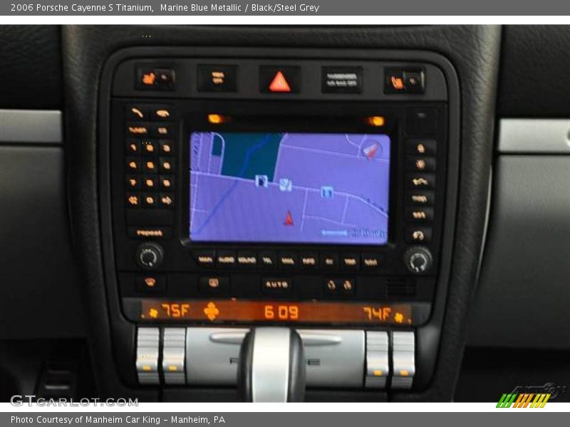 Marine Blue Metallic / Black/Steel Grey 2006 Porsche Cayenne S Titanium