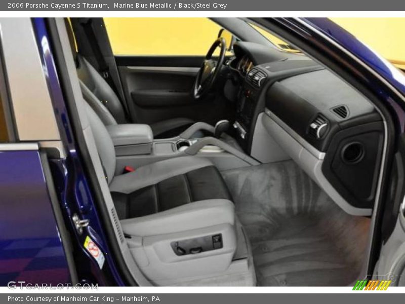 Marine Blue Metallic / Black/Steel Grey 2006 Porsche Cayenne S Titanium