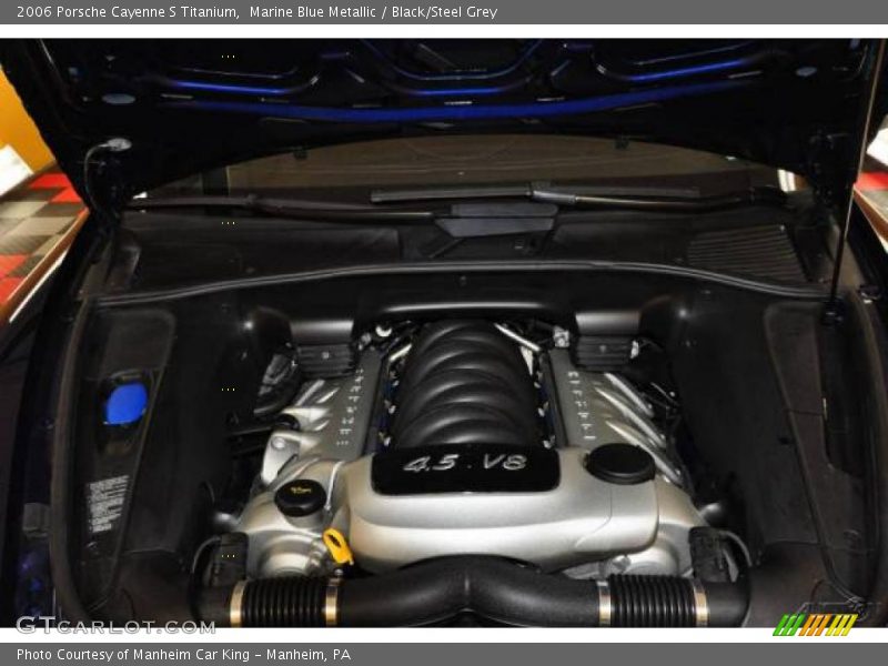 Marine Blue Metallic / Black/Steel Grey 2006 Porsche Cayenne S Titanium