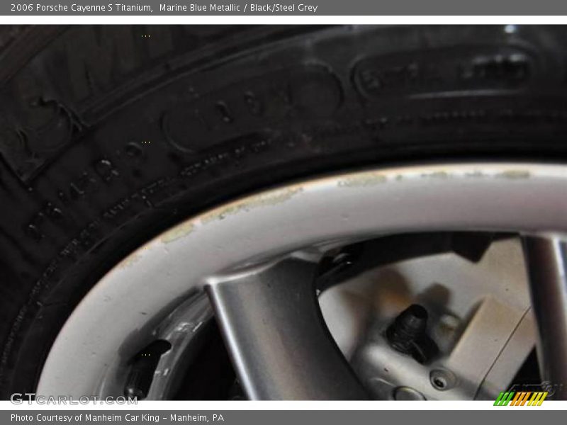 Marine Blue Metallic / Black/Steel Grey 2006 Porsche Cayenne S Titanium