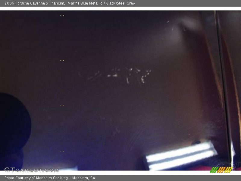 Marine Blue Metallic / Black/Steel Grey 2006 Porsche Cayenne S Titanium