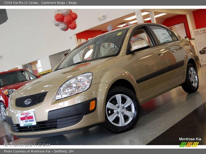Cashmere Beige / Beige 2009 Kia Rio LX Sedan