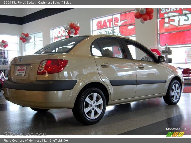 Cashmere Beige / Beige 2009 Kia Rio LX Sedan