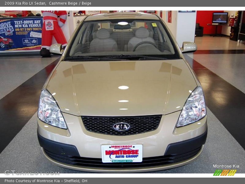 Cashmere Beige / Beige 2009 Kia Rio LX Sedan