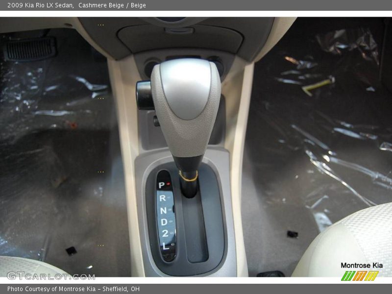 Cashmere Beige / Beige 2009 Kia Rio LX Sedan