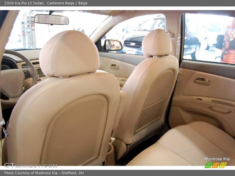 Cashmere Beige / Beige 2009 Kia Rio LX Sedan