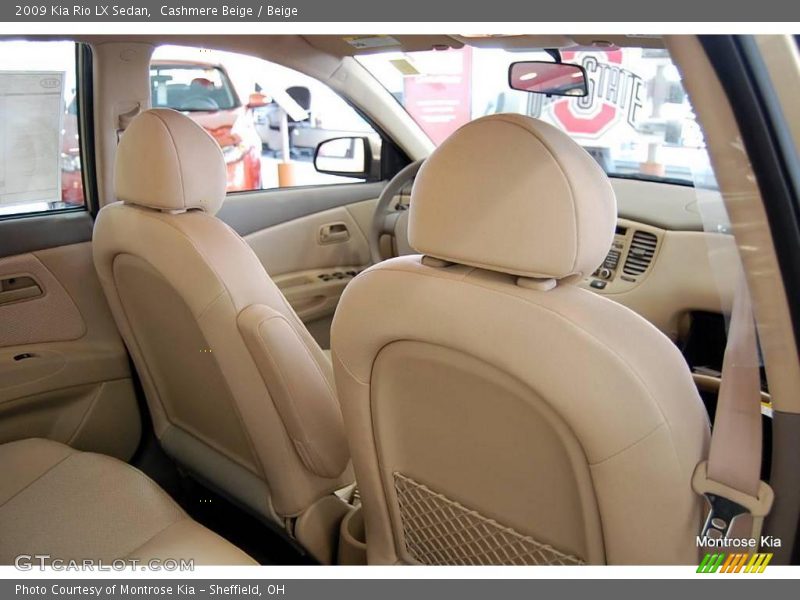 Cashmere Beige / Beige 2009 Kia Rio LX Sedan