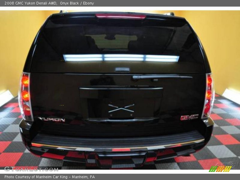Onyx Black / Ebony 2008 GMC Yukon Denali AWD