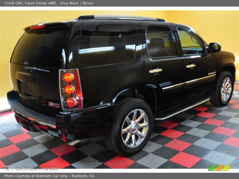 Onyx Black / Ebony 2008 GMC Yukon Denali AWD
