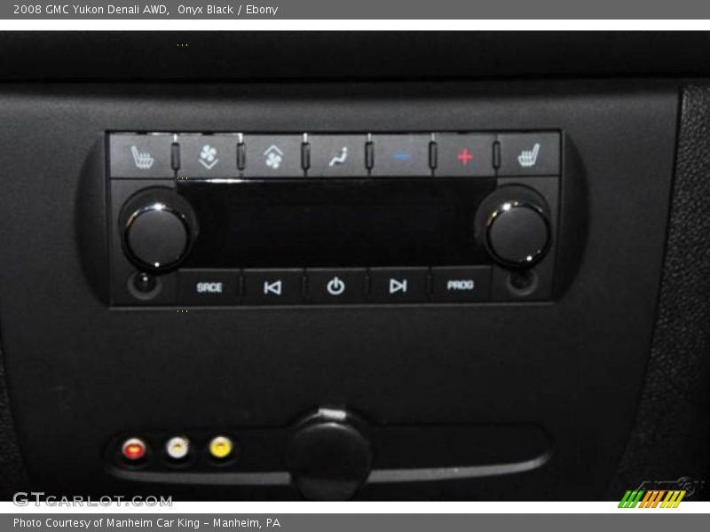 Onyx Black / Ebony 2008 GMC Yukon Denali AWD