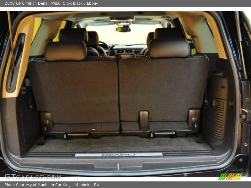 Onyx Black / Ebony 2008 GMC Yukon Denali AWD
