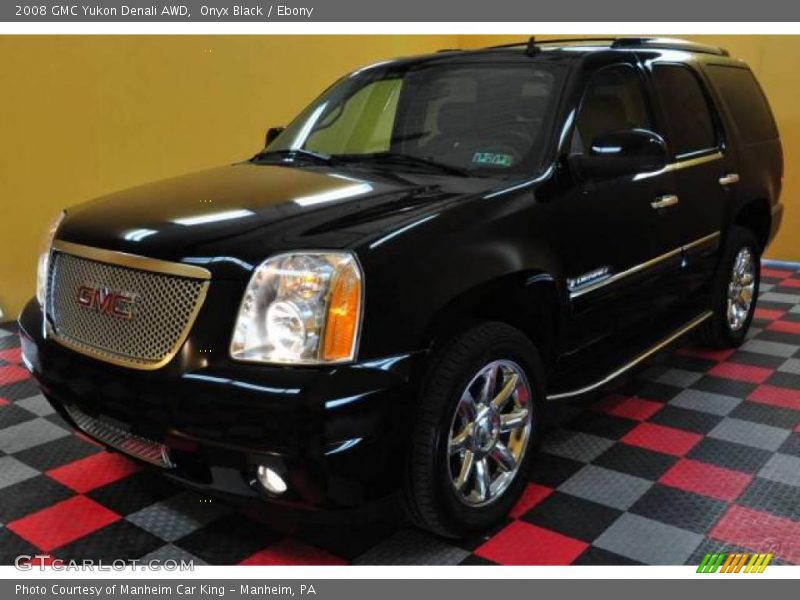 Onyx Black / Ebony 2008 GMC Yukon Denali AWD