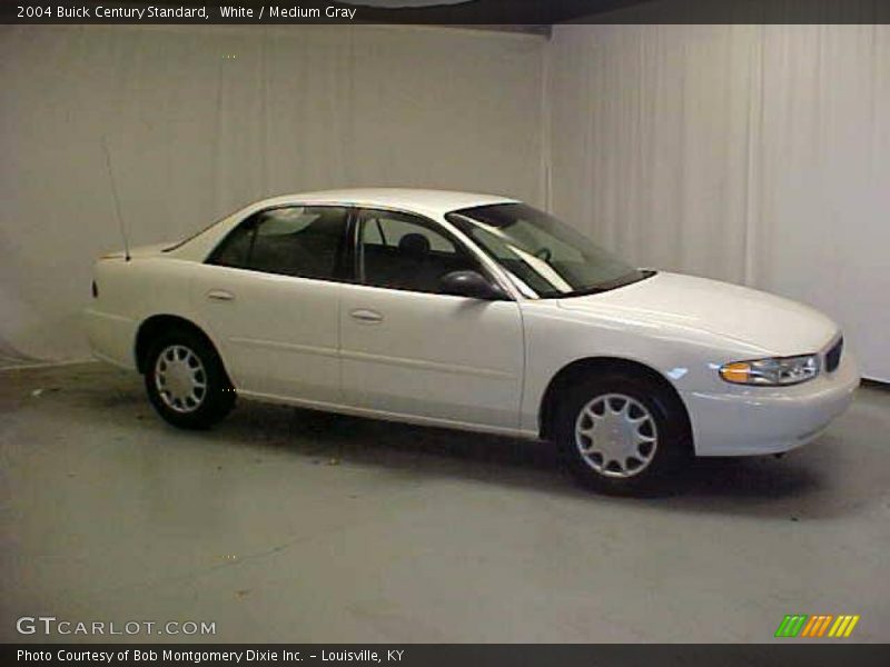 White / Medium Gray 2004 Buick Century Standard