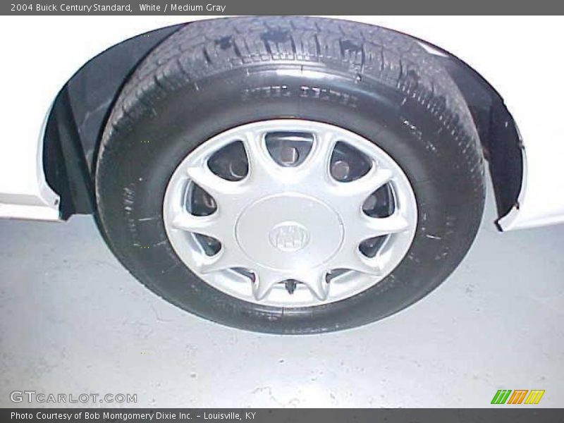 White / Medium Gray 2004 Buick Century Standard