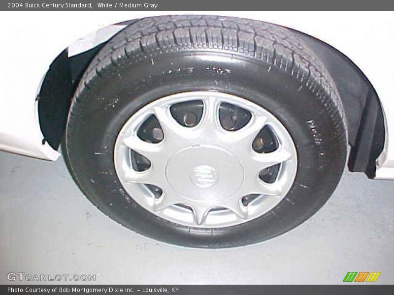White / Medium Gray 2004 Buick Century Standard